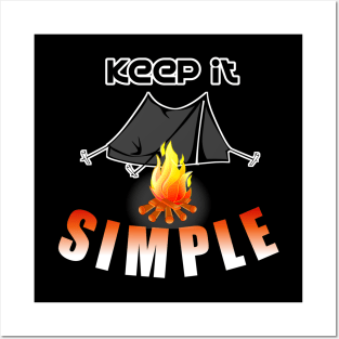 Keep It Simple - Camp Fire Posters and Art